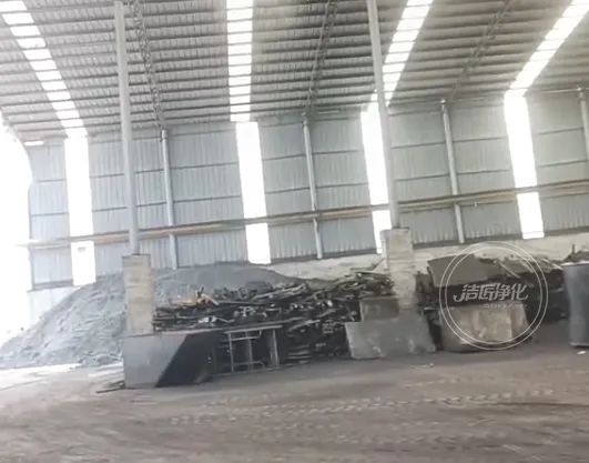 潔匠凈化·的凈工業除臭劑_為陶瓷廠煤氣站安裝100+個高壓噴霧頭！Dejing的凈?除臭顯實力！